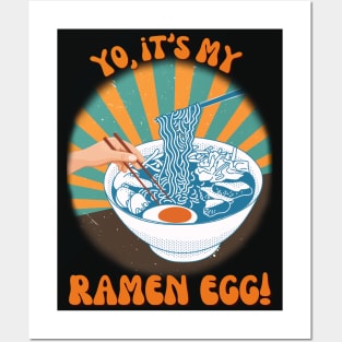 Funny Ramen - Ramen Egg Posters and Art